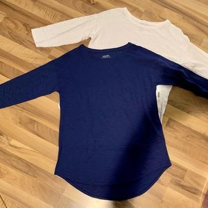 Chico's Blue and White Tunics